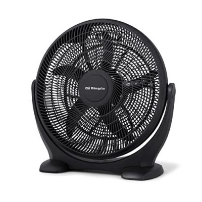Imagen de Orbegozo BF 0150 Ventilador de suelo estilo industrial, 3 velocidades ventilación, inclinación regulable, 50 cm diámetro y potencia 80 W