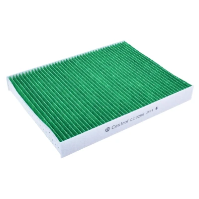Imagen de Castrol filters CC0296 Filtro de habitáculo partículas, con efecto bactericida 215mm 193mm 25mm FIAT: Punto II Hatchback, Doblo I Cargo