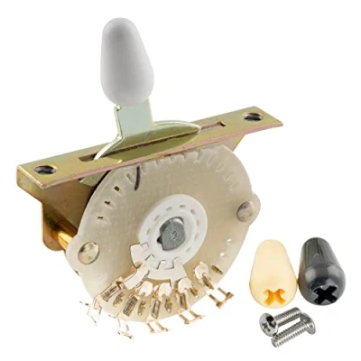 Imagen de Oak Grigsby 4 Posiciones Selector de Pastilla Blade Lever Switch para Guitarra Eléctrica tipo Strat Tele