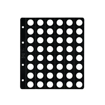 Imagen de PARDO 75400 Pack de 25 fundas monedas plástico con base, 48 alojamientos