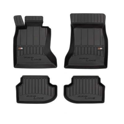 Imagen de FROGUM 3D407374 Juego de alfombrillas suelo Caucho delante y detrás 4 negro Adaptado BMW: 5 Berlina