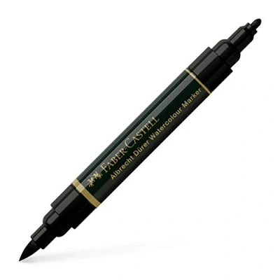 Imagen de Faber Castell 160499 Caja de 4 marcadores acuarelables A. Dürer 199. Color Negro