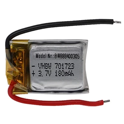 Imagen de vhbw Batería Recargable para modelismo por ej. Coche Carreras, avión (180mAh, 3,7V, Li Poli, 25 x 18 8mm)