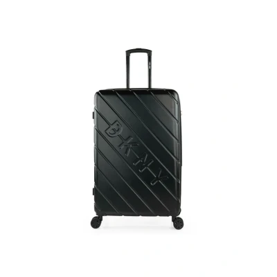 Imagen de DKNY Maletas Grandes de Viaje Rígidas Ligeras con 4 Doble Rueda 360 Candado Combinacion TSA Maleta Grande 23 Kilos Alta Resistencia Extensible XL Duradera, Negro