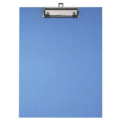 Imagen de Exacompta 17292E Porta bloc en papel con pinza y sitema de fijación mural tamaño 23 cm x 32 para documentos A4 color azul.