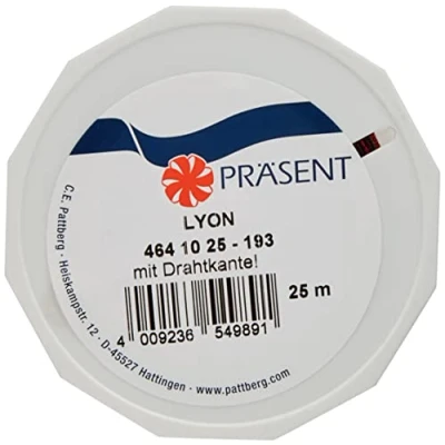 Imagen de Präsent Cinta de tafetán con Alambre, Syringa, 10mm 25m, 25