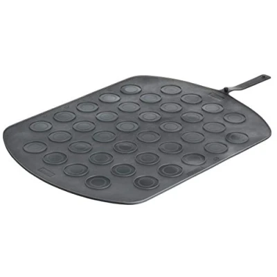 Imagen de Tefal Crispybake J4173114 Molde Macarons 30x11 cm, Forma Rectangular Desmontable y con Gran Fondo, Revestimiento Antiadherente, fácil desmonte, de Acero al Carbono, Grosor 3/10, Steel, Cranberry