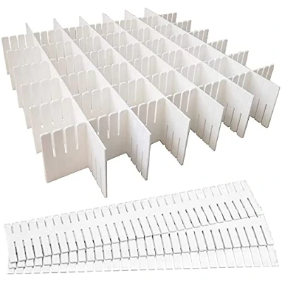 Imagen de GIAK Separadores de Cajones Ajustable Organizador 8 Piezas DIY Separador Armario Divisor para Ropa Interior Calcetines Cinturón Suministros Oficina