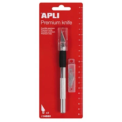 Imagen de APLI 14680 Cuchillo Hobby de precisión PREMIUM con 3 recambios