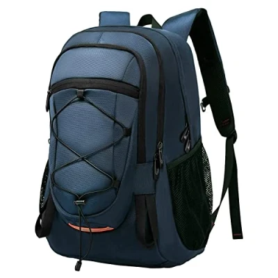 Imagen de Petfu 40L Mochila de Senderismo Deportes Impermeable Mochilas Hombre Mujer Grandes para Viajes Alpinismo Acampar Trekking, Azul