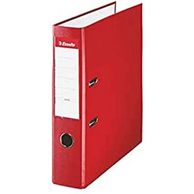Imagen de Esselte 42301 Archivador de Palanca PP Plástico Forrado, Tamaño Folio, Rojo, Anchura Lomo: 75 mm, 1 Unidad, Capacidad 500 Hojas A4