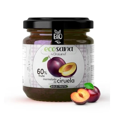 Imagen de ECOSANA MERMELADA EXTRA CIRUELA SIN AZÚCAR CERTIFICADO BIO by DRASANVI VEGANO GLUTEN 250g