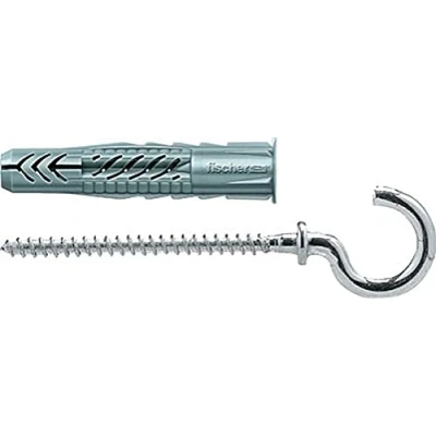 Imagen de Fischer ux Taco universal ux6x35rh abierta y alcayata
