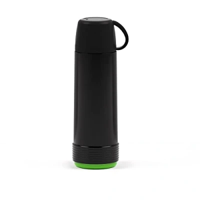 Imagen de Valira 6112/128 Termo para liquidos de 1 L Hecho en España, Color Negro Verde