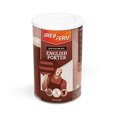 Imagen de Brewferm Kit de cerveza English Porter Set elaboración para preparar uno mismo 12 litros Un potente clásico británico