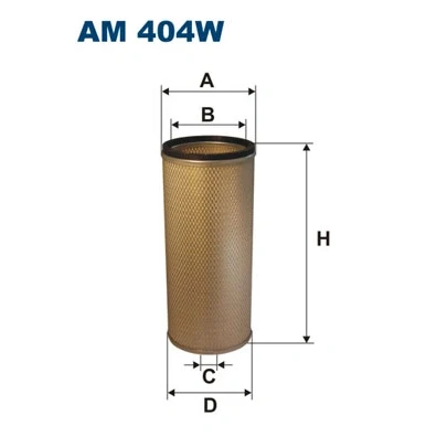 Imagen de FILTRON AM 404W Filtro de aire complementario 173
