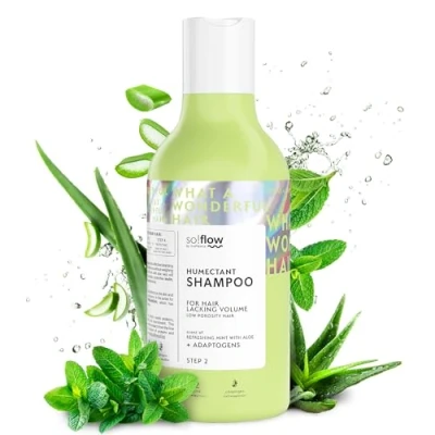 Imagen de So!Flow Champú Ultra Nutritivo con Betaina Hidratante, Extracto de Raíz Withania Somnifera y Proteína Trigo Hidrolizada para Cabello Resiliente Naturalmente Brillante