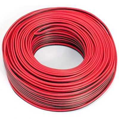Imagen de SeKi Cable de altavoz 2 x 0,50 mm2 50 m rojo y negro CCA audio caja