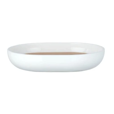 Imagen de WENKO Jabonera Posa Blanco Jabonera, plástico, 12 x 2.5 9 cm,