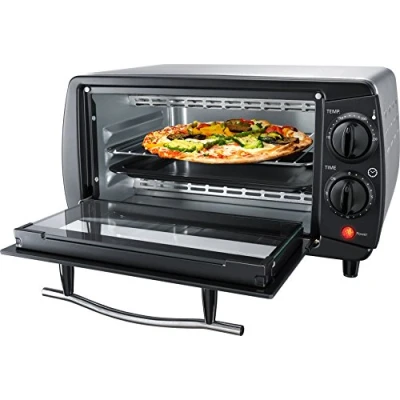 Imagen de Steba KB 9.2 Mini horno, Eléctrico, 9 L, 800 W, 2 niveles de cocción, carcasa acero inoxidable