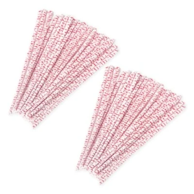 Imagen de 160 cepillos de limpieza, limpiador pipas, tiras algodón limpieza plegables, cepillo
