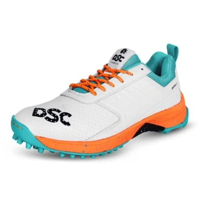 Imagen de DSC Jaffa, Cricket Shoe Hombre, White/Orange, 43 EU