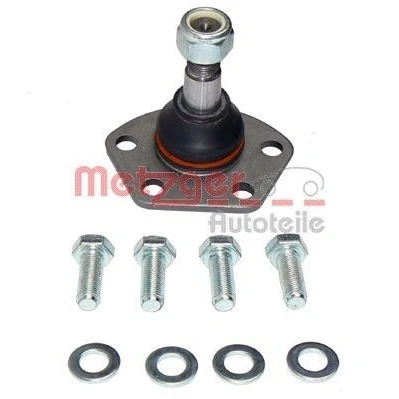 Imagen de METZGER 57016118 Rótula de suspensión Eje delantero, derecha, izquierda, debajo con material montaje añadido KIT + 22 M18X1,5