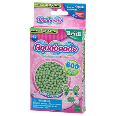 Imagen de Aquabeads 32538 Pack abalorios sólidos Verde claro (EPI)