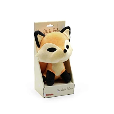 Imagen de Le Petit Prince El Principito Peluche Personajes de la película 24 Centímetros y Zorro 20 Calidad Super Soft (Zorro en Caja presentación Display)