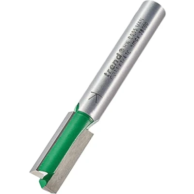 Imagen de Trend CraftPro Broca de corte recto dos flautas, vástago 1/4 pulgadas, diámetro 7.9 mm y longitud 19.1 mm, punta carburo tungsteno, C011X1/4TC