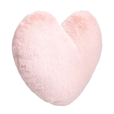 Imagen de Amazon Basics Cojín decorativo, Corazones rosa, 45 x 41 cm