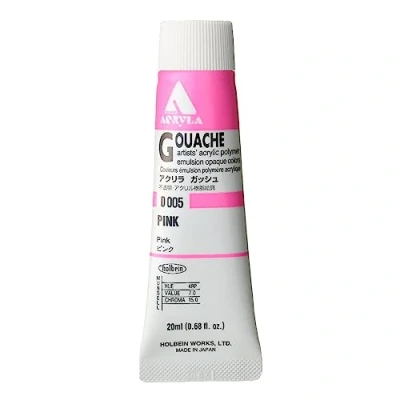 Imagen de Holbein Acryla Gouache Pink (A) 20ml by