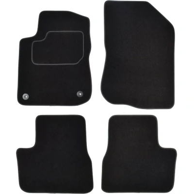 Imagen de MAMMOOTH A041 PGT85 PRM 01 Juego de alfombrillas suelo textil delante y detrás 4 negro PEUGEOT: 208 I Hatchback
