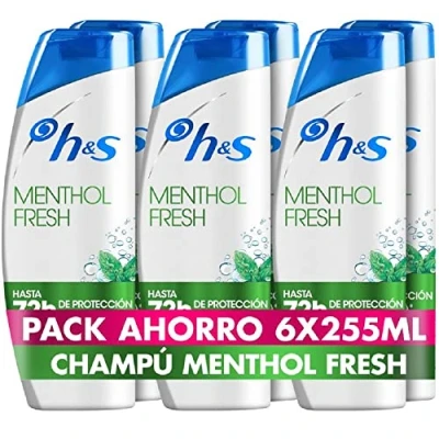 Imagen de H&amp;S Menthol Fresh Champú Anticaspa 255ml