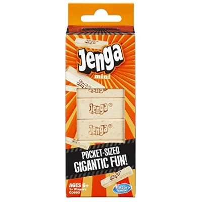 Imagen de Hasbro Gaming Jenga Mini Juego, marrón/a, para Mayores de 6 años