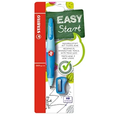 Imagen de Portaminas ergonómico STABILO EASYergo START Cuerpo azul Modelo para DIESTROS