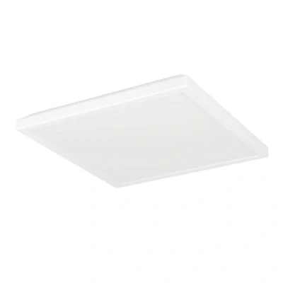 Imagen de Eglo Rovito Lámpara de techo LED redonda para baño, plástico, en blanco, color luz blanco cálido o frío, IP44, 29 x cm