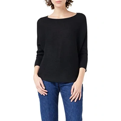 Imagen de Vero Moda Vmnora 3/4 Boatneck Blouse Noos, Sudadera Mujer, Black, L