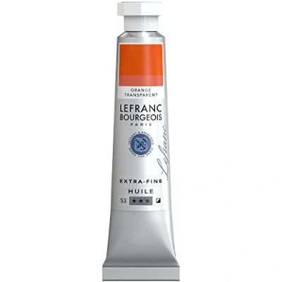 Imagen de Lefranc Bourgeois Óleo Extra Fino 20ml Tubo de pintura, Naranja Transparente