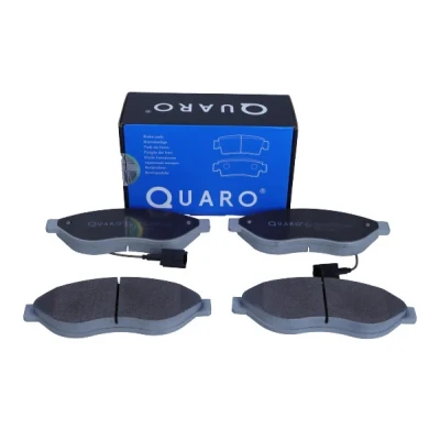 Imagen de QUARO QP7603 Juego de pastillas freno con contacto aviso desgaste incorporado tornillos pinza accesorios