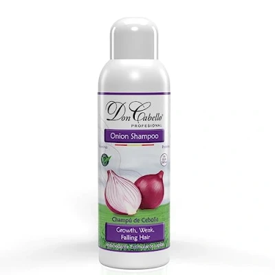 Imagen de Don Cabello Champú Anticaida Natural Con Extracto De Cebolla Roja sin Olor, Ayuda A Reducir La Caida Y Estimula El Crecimiento Capilares Parabenos Para Pelo Fino 1000 Ml