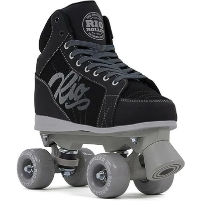 Imagen de Rio Roller Lumina Childrens Patines, Juventud Unisex, Black/Grey (Multicolor), 33