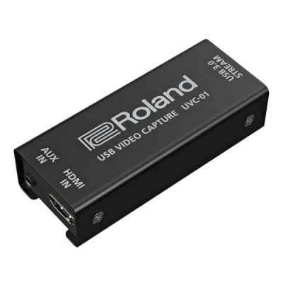 Imagen de Capturadora de vídeo USB Roland UVC 01 Grabaciones y livestreams impecables con Plug and Play Codificador HDMI a 3.0 HD 1080p sin compresión 60 FPS