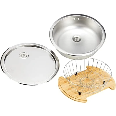 Imagen de respekta RUNDBECKENSET Fregadero (acero inoxidable, 45 cm)