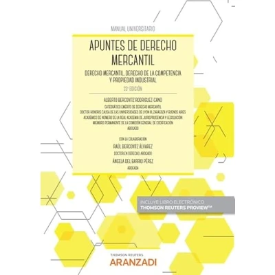 Imagen de Apuntes de Derecho Mercantil: Mercantil, la Competencia y Propiedad Industrial (Manuales)