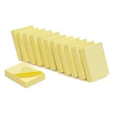 Imagen de Bloc notas reposicionable amarillo 100 hojas 37,5 x 50 mm pack de 12
