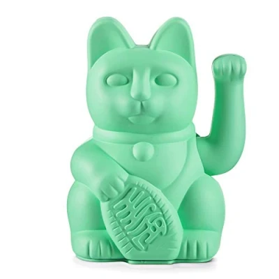 Imagen de DONKEY Gato de ángulo, Verde Menta, 15x10,5x9 cm