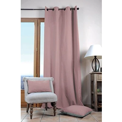 Imagen de Stof Duo Uni Cortina (135 x 240 cm), Algodón, Gris_Polvo
