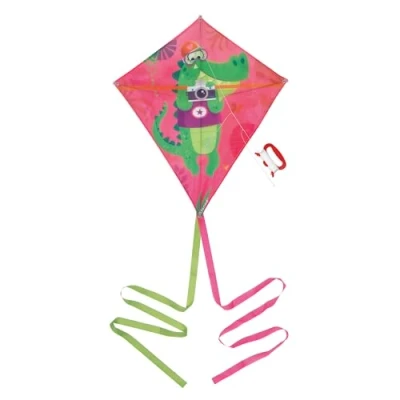 Imagen de Janod Cometa Infantil Applepop Cocodrilo Forma Rombo Juego al Aire Libre y de Playa Habilidad Desarrolla la Coordinación A Partir 5 Años, J03363