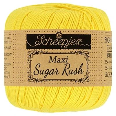 Imagen de Scheepjes 280 Limón Maxi Sugar Rush Hilo 10x50g